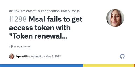 The expiration time for ID tokens in Azure AD is 1 hour. . Msal token renewal